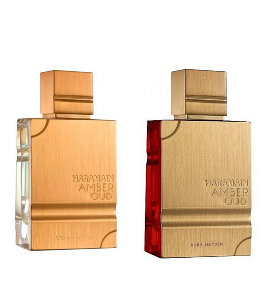 Al Haramain Amber Oud Gold EDP 200 ml y Amber Oud Ruby EDP 200 ml