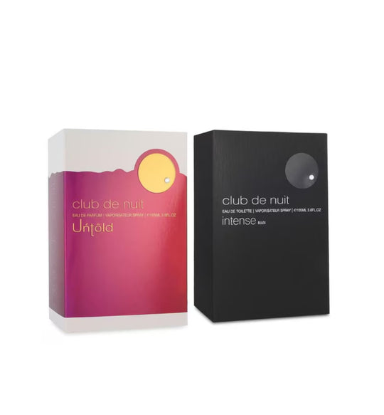 Armaf Club de Nuit Intense 105 ml EDT y Untold 105 ml EDP Caballero