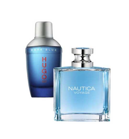 Hugo Boss Dark Blue 75 ml EDT Caballero Y Nautica Voyage 100 ml EDT Caballero