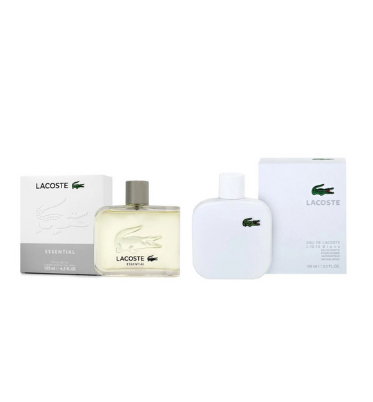 Lacoste L.12.12 Blanc 100 ml y Essential 125 ml EDT Caballero