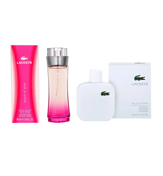 Lacoste L.12.12 Blanc 100 ml Caballero y Touch ok Pink 100 ml EDT Dama