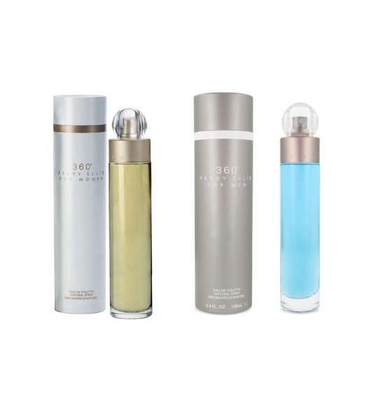 Perry Ellis 360° Caballero 100ml y 360º Dama 100 ml EDT Unisex