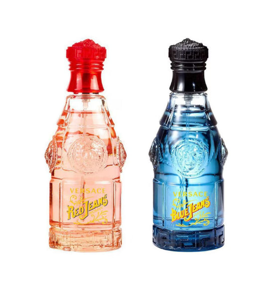 Set Blue Jeans y Red Jeans de Versace